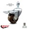 Service Caster 3 Inch High Temp Phenolic Swivel 12mm Stem Caster with Total Lock Brake SCC SCC-TSTTL20S314-PHRHT-M1215 - alternate 1